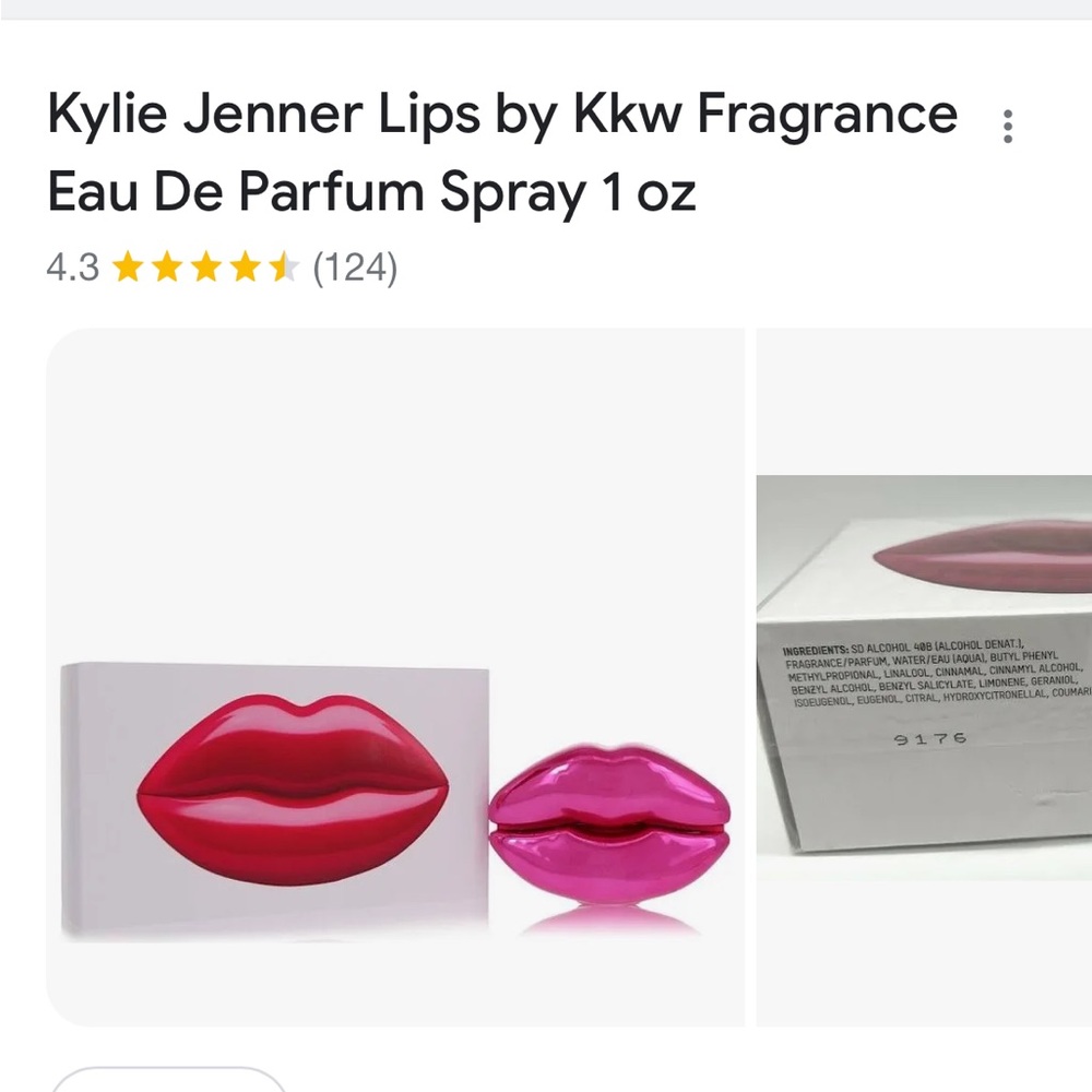 Kylie Jenner pink lips perfume